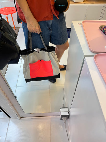 (M size) #Mesh Shopper - iVORY+Pop (Bulk)