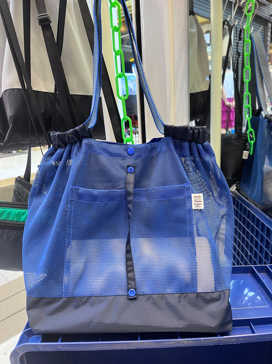 (M size) #Mesh Shopper - BLUE