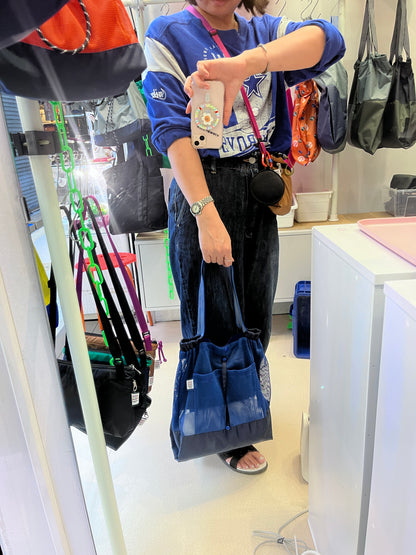 (M size) #Mesh Shopper - BLUE (Bulk)