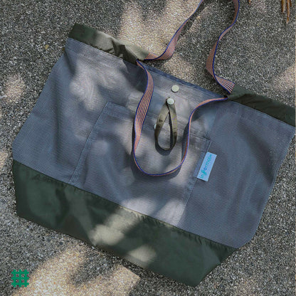 (M size) #Mesh Shopper - GREY (Bulk)